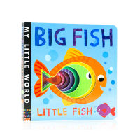 My little world series big fish, little fish big fish, little fish hole book paper board book parent-child interaction baby cant tear it 0-3 years old