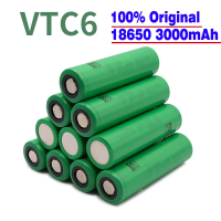 1-10pcs Original US18650 VTC6 Li-ion rechargeable 18650 VTC6 30A 3000mah ForSony toys tools flashlight+free shipping