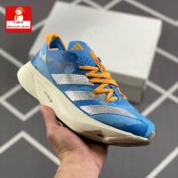 2023 New 【Original】 AD* Adiizer0- Adii0s- Pro 3 Breathable Shock Absorption Marath0n Running Shoes Platform Fashion Comfortable Leisure Sports Shoes Blue Sliver