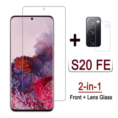 กระจก2/3/4/6/8/10 In 1สำหรับ Samsung Galaxy S20fe อุปกรณ์ป้องกันเลนส์ Samsung หน้าจอกระจกเทมเปอร์5G S20สำหรับ Fe 2020