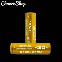 ถ่านชาร์จ18650 Vapcell K30  รุ่นขายดีจุไฟเยอะ [ของแท้]