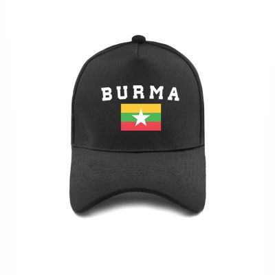 2023 New Fashion NEW LLBurma Baseball Caps Men Women Adjustable Snapback Burma Flag Hats Cool Outdoor Caps Unisex，Contact the seller for personalized customization of the logo