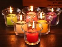 The proposed aromatherapy profession candlestick candles wind glass birthday party romantic candlelight dinner wedding props