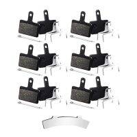 6 Pairs Disc Brake Pad with Disc Brake Space Regulator for Shimano Deore Br-M575 M525 M515 M495 M486 M485 M395 C501S,Etc