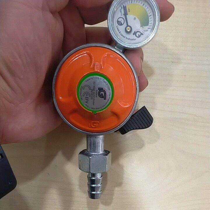 IGT Gas Regulator With GAUGE& SAFETY LOCK A120 ISP ,NEW MODEL!!.(THIS