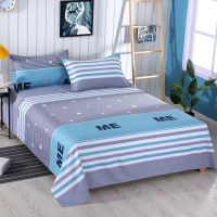 ✱✟◕ Bed Sheet 100 Cotton Sheets for Bed Bedcover Pure Cotton Fitted Sheets Bedroom Dormitory Comfort Sheets Breathable Sheets