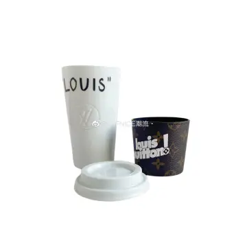 Louis Vuitton LV cup coffee tray porcelain