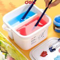 [Old A Hardware] Deli จานสี73874สำหรับการทาสีสีน้ำมันสีกวอชอะคริลิกเครื่องมือศิลปะเครื่องเขียน