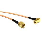 SMA Male Plug Female To SMB Right Angle RA Jumper Cable RG316 15cm/30cm/50cm/100cm Wholesale NEW For Wifi Wireless