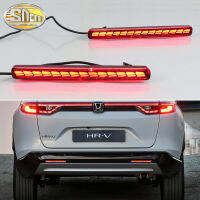 SNCN 2ชิ้นโคมไฟ Bemper Belakang LED สำหรับฮอนด้าเอชอาร์วี HR-V 2022 2023ไฟเบรกสัญญาณเลี้ยวถอยหลังโคมไฟสะท้อนแสงไฟท้ายรถไฟตัดหมอก