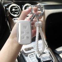 ☫﹊ TPU Car Key Case Cover Holder Shell For Land Rover Range Rover Sport Evoque Freelander For Jaguar XF XJ XE XJL XFL Accessories