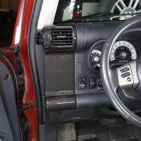 ฝาครอบเครื่องปรับอากาศทั้งสองด้านสำหรับ Toyota FJ Cruiser 07-21ฝาครอบตกแต่งกรอบเนื้อคาร์บอนไฟเบอร์อุปกรณ์เสริมตกแต่งภายใน