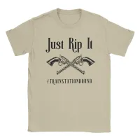 Just Rip It Train Station Bound Yellowstone Tshirt For Cotton T Shirt Dutton Ranch Tv Shows Tee Shirt Gift