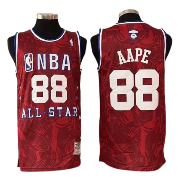NBA ALL STAR AAPE 88 BASKETBALL JERSEY Lazada PH