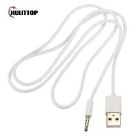 3.5mm Headphone Audio AUX Male Plug White USB 2.0 Male to 3.5mm Car Cable Jack Charger Cable Wire Cord Cables Converters