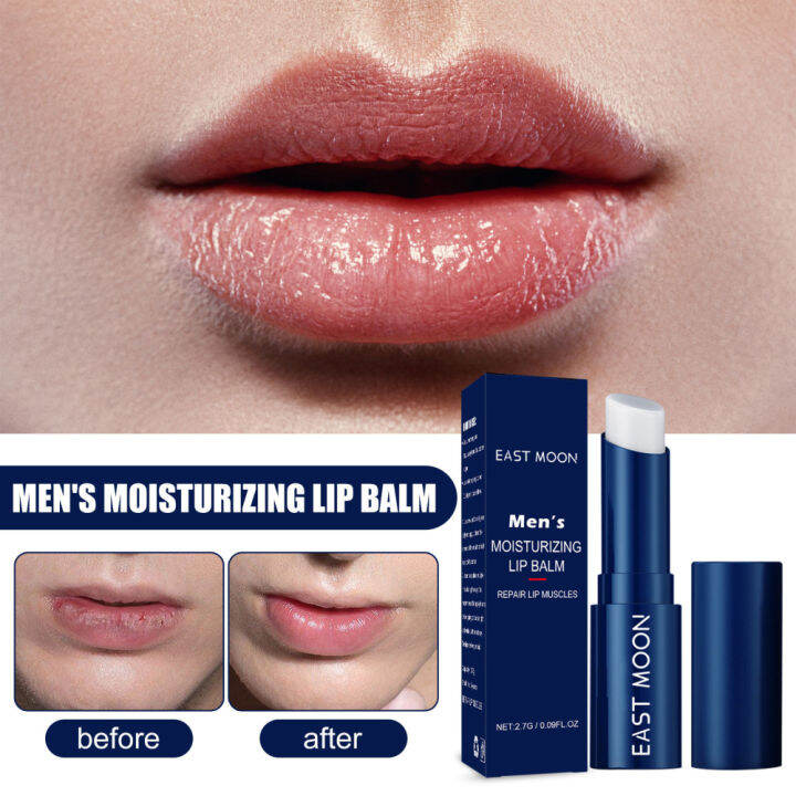 Leach【Ready Stock】Mens Lip Balm Moisturizing Hydration Nourishing