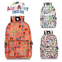 Alphabet Lore Backpack For Women Man Student Schoolbag Book Bag Printing Fashion Large Capacity Backpack Casual Travel Bag Pencil Pouch Bag Student Kids School Gifts