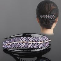 New Fashion Large Crystal Hair Clips Gifts for Mom Colorful Duck Bill Hair Accessories