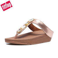 【 Stock】Original Fitflops สตรีรองเท้าแตะ Y12 Fino Metallic Fleck หิน Toe-Thongs