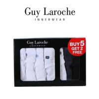 In1★Guy Laroche กางเกงในชาย รุ่น PACK 7 ชิ้นสุดคุ้ม ( สีขาว 5 ) และสีเทา,สีดำ (JUS4902R2WH)