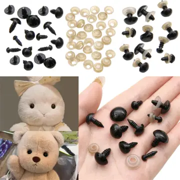 5 Pairs High quality with Washer Safety Plastic Eyes Crafts Puppet Crystal  Eye Bear Animal Accessories