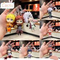 【Candy style】 Cactu พวงกุญแจยาง จี้การ์ตูนอนิเมะนารูโตะ Sasuke 3D สําหรับห้อยตกแต่งรถยนต์