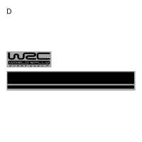 Leepee Selimut Mobil ลายทาง Wrc แบบทำมือแผ่นฟิล์มแต่งรถไวนิลกีฬาแข่งรถสำหรับฟอร์ดโฟกัส Cruze Renault สากล