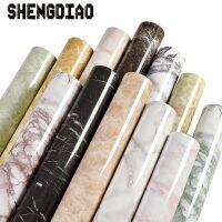 Thick waterproof PVC imitation marble pattern Stickers Wallpaper self-adhesive Wallpaper renovation of furniture