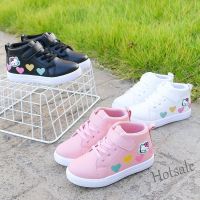 【hot sale】 ✼ C19 Grisea Childrens Sneakers Breathable Anti Slip Hello Kitty Love Motif