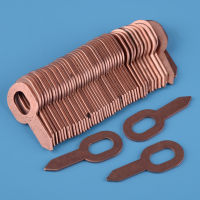 DWCX 50pcs Copper Plated Dent Puller Rings for Spot Welding Soldering Car Body Panel Washer 55.5mm Removal Repair Tool