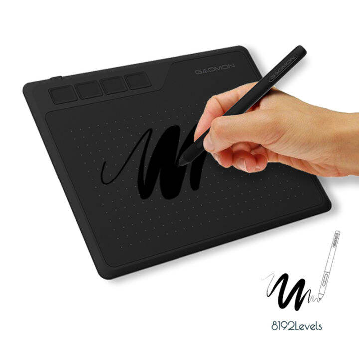 gaomon-s620-6-5x4-inch-anime-digital-graphic-tablet-art-writing-board-for-drawing-amp-game-osu-with-8192-levels-pen-children-tablet