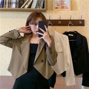 COCOEPPS Áo Blazer Áo Khoác Nữ Áo Khoác Ngắn Thời Trang Hàn Quốc Mùa Thu