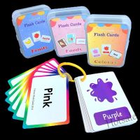 【hot sale】 ❡ C01 WHOLESALE Plastic Ring Holding Reading Cards Portable Kid Preschool Learning Sight Words Flash Cards Box Case 儿童知识卡