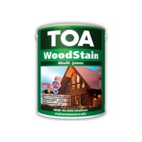 HOT** TOA woodstain สีย้อมไม้ ทีโอเอ วู้ดสเตน ชนิดกึ่งเงา ขนาด1แกลลอน(3.785ลิตร)**จำกัดออเดอร์ละไม่เกิน4แกลลอน** ส่งด่วน อุปกรณ์ ทาสี บ้าน แปรง ทาสี ลายไม้ อุปกรณ์ ทาสี ห้อง เครื่องมือ ทาสี