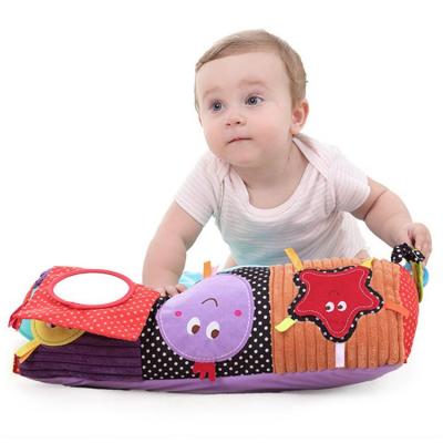 Baby Play Pillows Crawling Pillow Mat for Infant Babies Newborn Early Developmental Pillow Toys with Detachable Rattle Soft Crawling Roller for Infant elegance