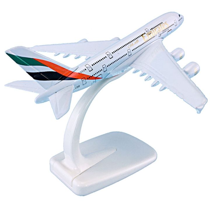 เครื่องบินจำลองเครื่องบิน-a380แอร์บัสเครื่องบินจำลองวัสดุสังกะสีผสมขายดี1-500-14ซม
