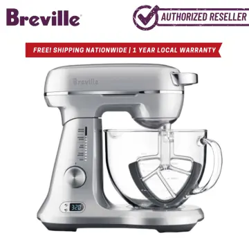 Breville Bakery Chef 5 Quart Stand Mixer With Stainless Steel Bowl &  Attachments for sale online