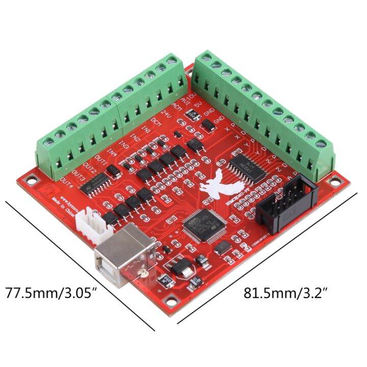 4แกน-mach3-stepper-มอเตอร์-motion-controller-การ์ด-breakout-board-อินเทอร์เฟซ-usb-cnc-controller-board-สำหรับ-stepper-motor