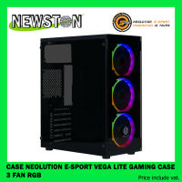 CASE (เคสเกมมิ่ง) NEOLUTION E-Sport VEGA Lite Gaming Case 3 FAN RGB