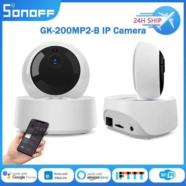 SONOFF GK-200MP2-B Wireless WiFi IP Camera Ewelink Real-time Remote ...