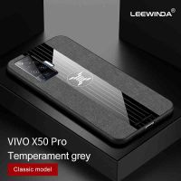 เคสโทรศัพท์สำหรับ Vivo X50 Pro X51 5G,การต่อสู้สามแบบผ้าขอบนิ่มกันกระแทกฝาหลัง