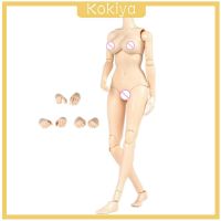 [KOKIYA] 1/6 Female Figure Body Nude Narrow Shoulders with Neck 12\ Flexible Doll White