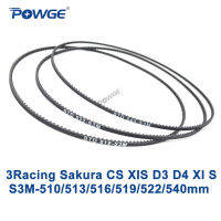 【☸2023 New☸】 caikelia8 3Racing Sakura D4 D3 S3m C = 513/516/519/522/540มม.ด้านหน้าเข็มขัดจับเวลา Awd Rwd Ep 1:10 Rc Cs รถดริฟท์การแข่งรถรถ Sak-d414-x08-d334