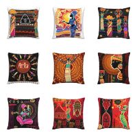 【hot】✕ African tribal linen pillowcase cushion 40x40 45x45 50x50 60x60 decorative for sofa can be customized