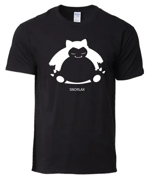 Snorlax Pokemon by Godzilla Tee™ Unisex / Male T-shirt Japan Animated ...