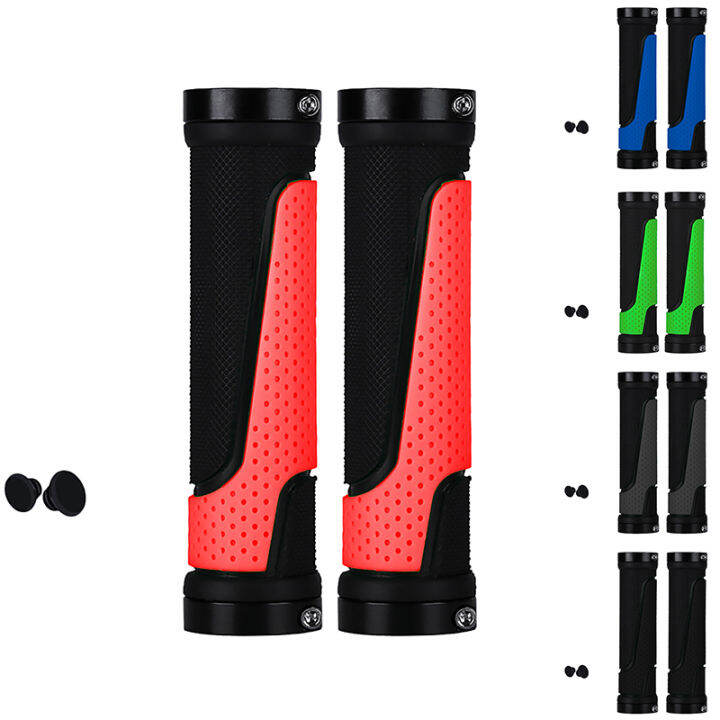 mountain-bike-grips-non-slip-durable-shock-proof-rubber-fixed-gear-bicycle-handlebar-grip-cycling-parts