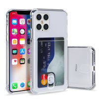 CrashStarสำหรับiPhone 12 11 Pro Max XR X XS 7 8 6 6S Plus SE 2020เคสโทรศัพท์ช่องเสียบบัตรฝาครอบด้านหลังกันกระแทกบางเคสใสClear Soft TPUกรณีขายดี