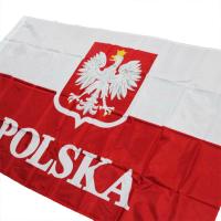 Poland  Flag 90*150 CM Polish Eagle Flag Polish Flag White Eagle EU Indoor Outdoor Banner Decorative flag Garden Party Flag Replacement Parts