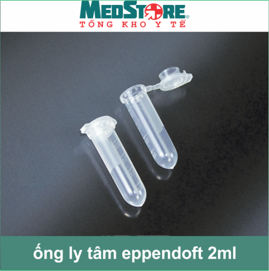 Ống ly tâm eppendorf 2ml medisafe - túi 500 chiếc - tbyt medstore - ảnh sản phẩm 2