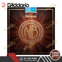 DAddario สายกีตาร์โปร่ง Nickel Bronze เบอร์ 12  รุ่น Light  รหัส NB1253 (Yong Seng Music)